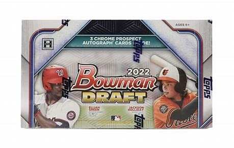 2022 Bowman Draft Baseball Hobby Box - 3 Autographs per Box